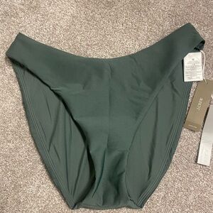 J. Crew Classic Sculpt Bikini Bottom in Green